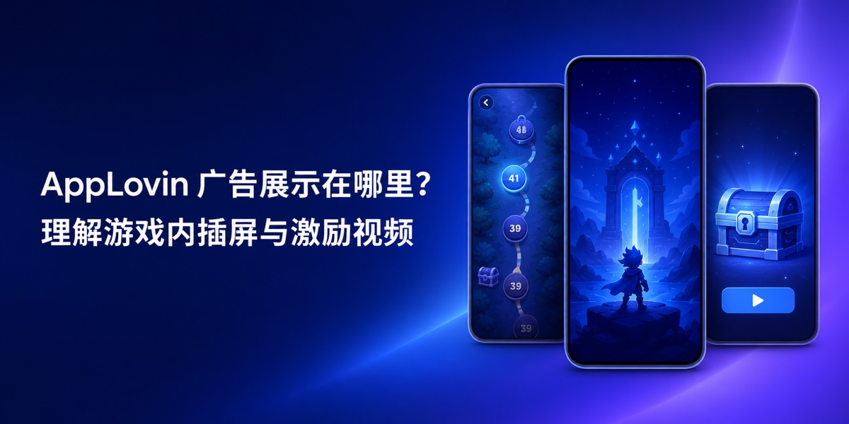 AppLovin 移动游戏广告中的插屏与激励视频观看场景