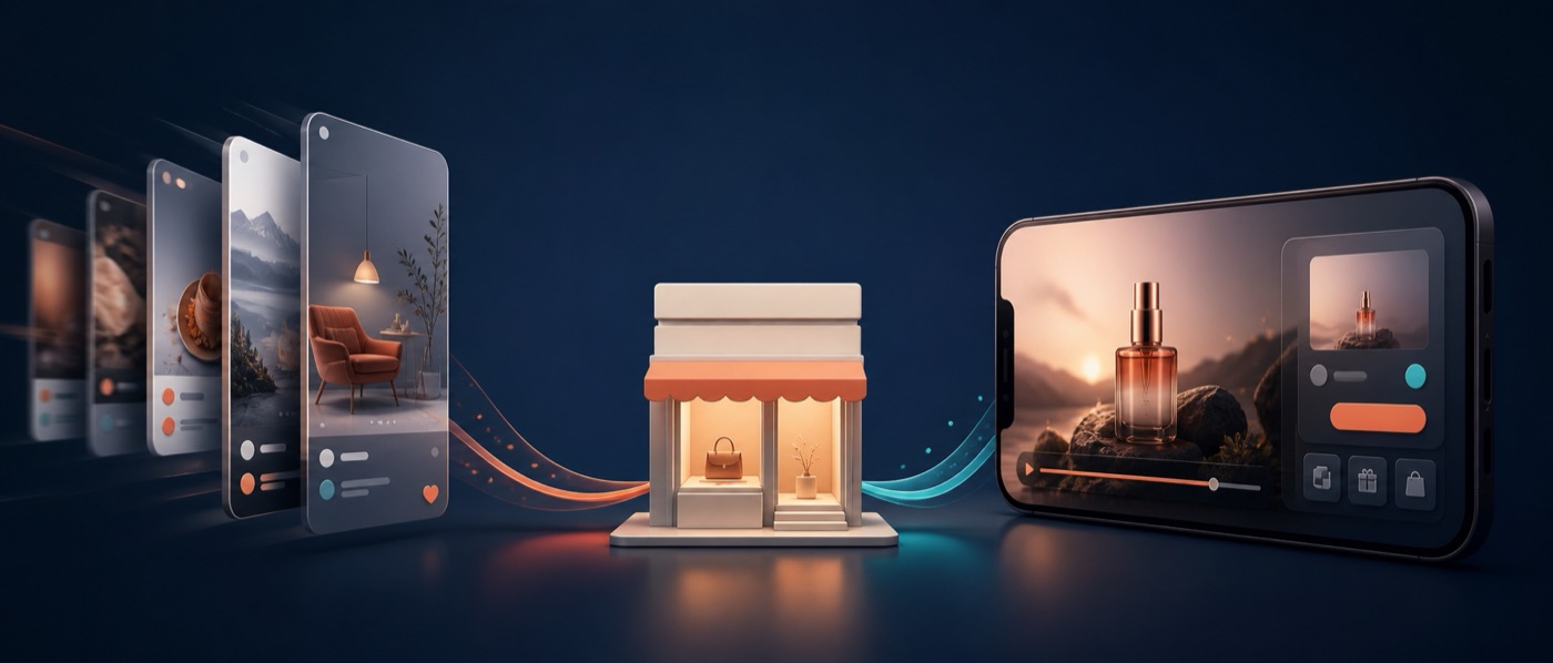 Meta 信息流与 AppLovin 全屏游戏广告通过不同路径连接同一个独立站