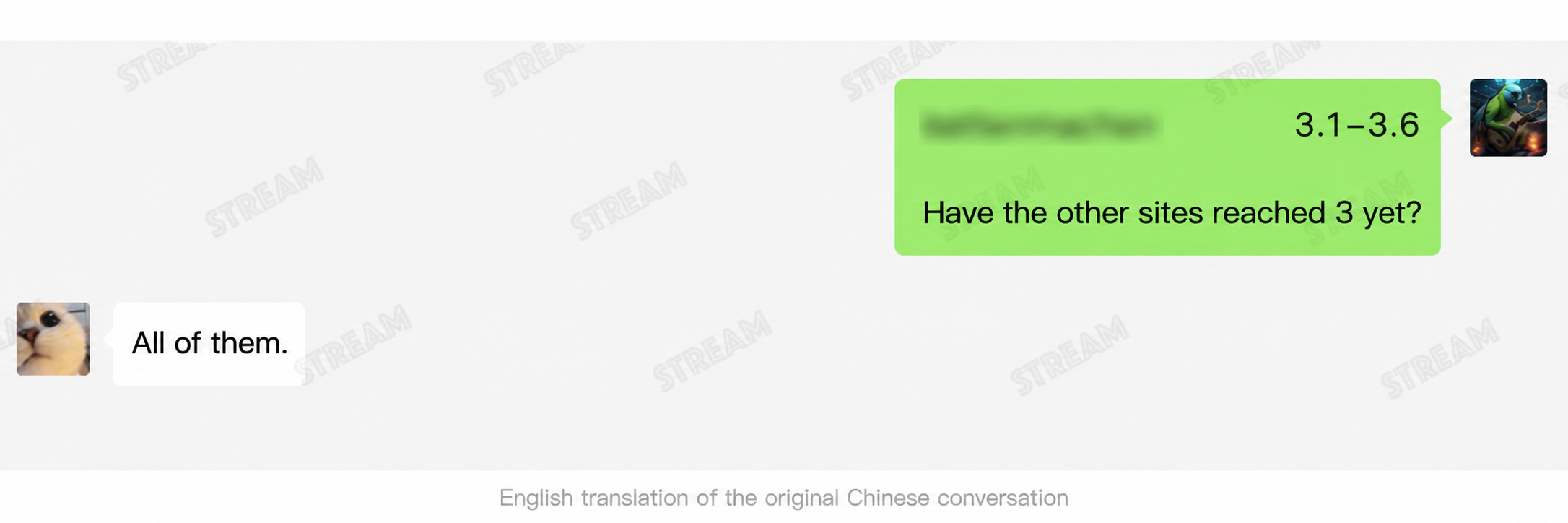 Brand feedback 6 · English translation